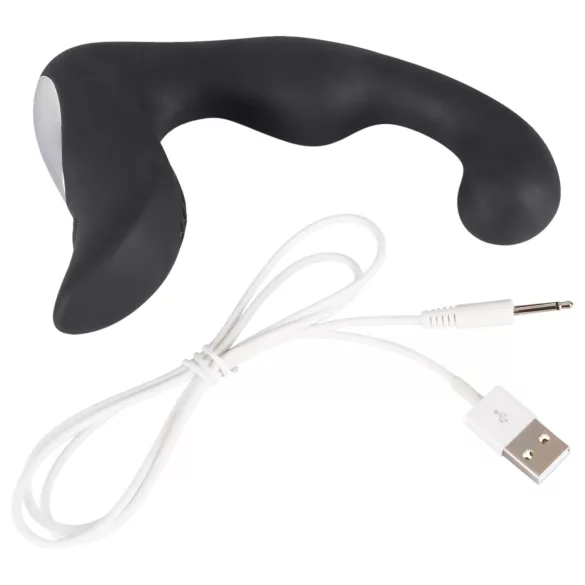 Rebel - vibracijski stimulator prostate - polnjenje USB - črna
