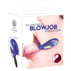   You2Toys - ustni vibrator - vibracijski, silikon, vijoličen, polnjenje