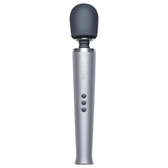 le Wand - masažni vibrator na baterije - srebrna barva