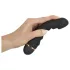 You2Toys - vibrator z rebrasti površino - upogljiv - črna