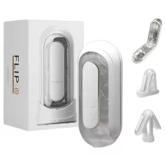 TENGA Flip Zero - vibracijski masturbator - bela
