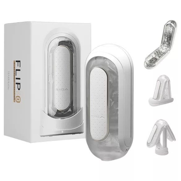 TENGA Flip Zero - vibracijski masturbator - bela