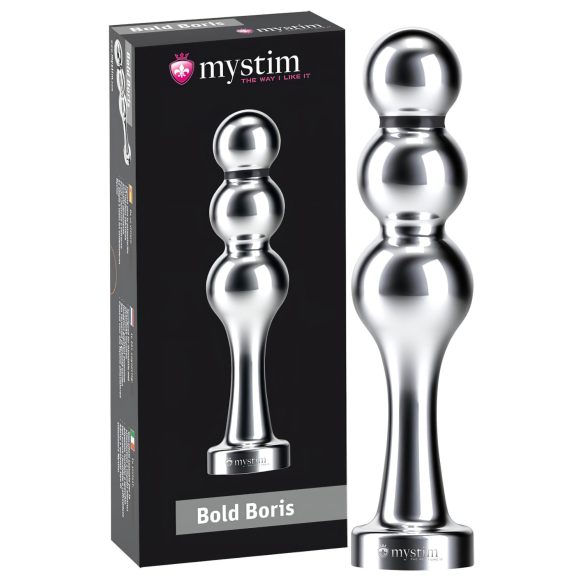 mystim Drzni Boris - kroglični elektro dildo