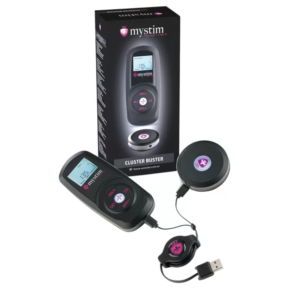 Mystim Cluster Buster - komplet daljinski upravljalnik za elektro stimulatorje