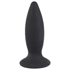   Black Velvets - analni vibrator za začetnike - polnilni, majhen, črn