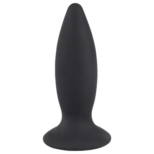 Black Velvets - analni vibrator za začetnike - polnilni, majhen, črn