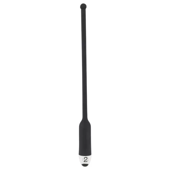 You2Toys - dilator za penis - vibracijski, silikon, črn (8-11 mm)