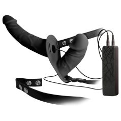 Double Thruster - pripenjalni dvojni vibrator - črna