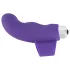 SMILE - ujjni vibrator - valovita oblika - silikon vijolična