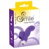 SMILE - ujjni vibrator - valovita oblika - silikon vijolična