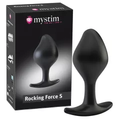 mystim Rocking Force S - elektro analni čep - majhen (črn)