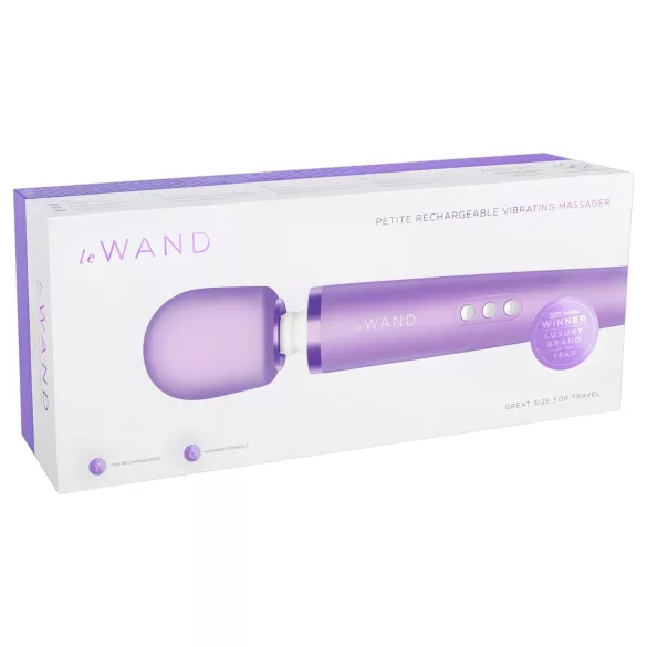 Le Wand Petite - ekskluzivni, akumulatorski masažni vibrator (vijoličen)