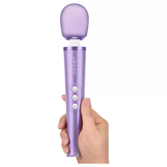 Le Wand Petite - ekskluzivni, akumulatorski masažni vibrator (vijoličen)