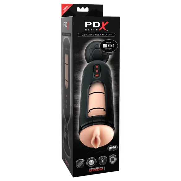 PDX Elite - avtomatska masturbator črpalka za penis - vibracijska funkcija