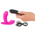 SMILE - nastavek za hlačke - akumulatorski nosljiv vibrator - roza