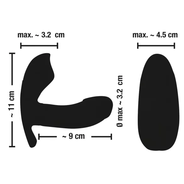 SMILE - nastavek za hlačke - akumulatorski nosljiv vibrator - roza