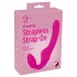 You2Toys - Double2Teaser - pripenljivi vibrator brez nosilnega paščka (roza)