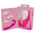 You2Toys - Double2Teaser - pripenljivi vibrator brez nosilnega paščka (roza)
