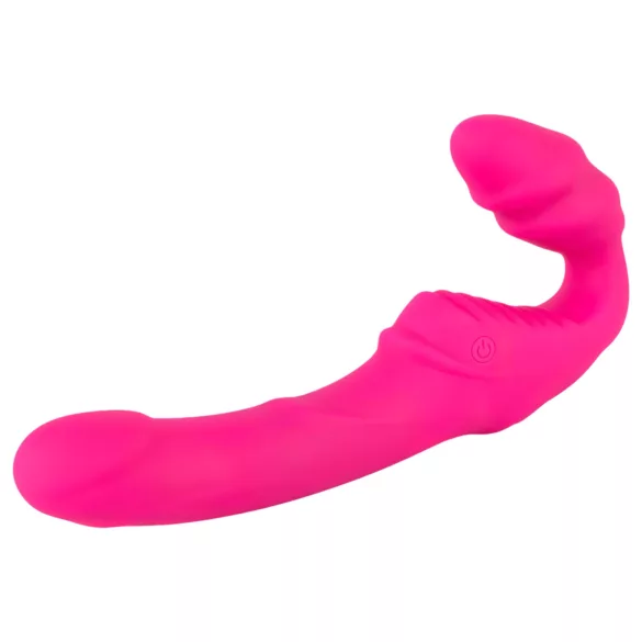 You2Toys - Double2Teaser - pripenljivi vibrator brez nosilnega paščka (roza)