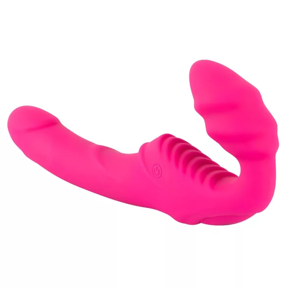You2Toys - Double2Teaser - pripenljivi vibrator brez nosilnega paščka (roza)