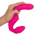 You2Toys - Double2Teaser - pripenljivi vibrator brez nosilnega paščka (roza)