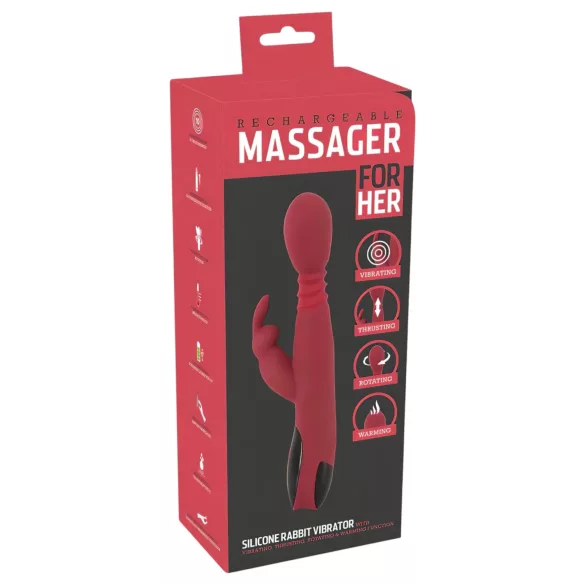 You2Toys Massager - vibrator za G-točko z gibanjem, rotacijo in segrevanjem