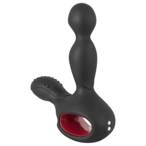 You2Toys Masažer - rotacijski, grelni vibrator za prostato (črn)