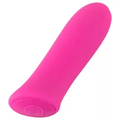 SMILE - mini vibrator - močan, polnilen - roza