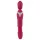 Javida Thrusting - 3v1 masažni vibrator (rdeč)