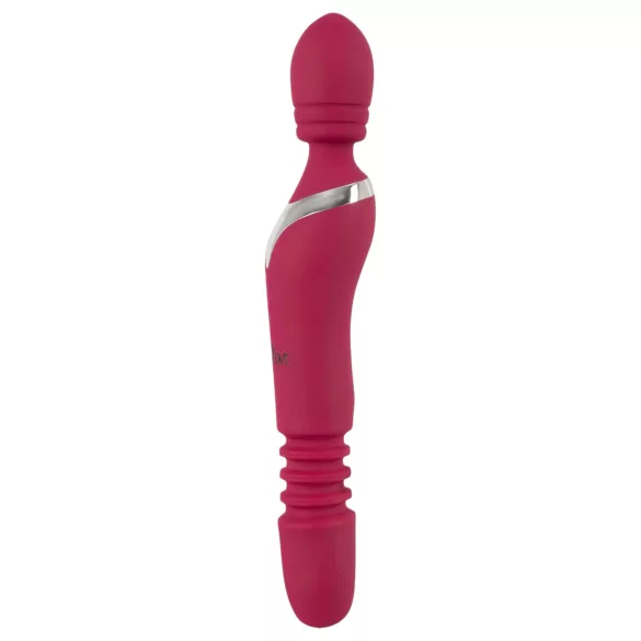 Javida Thrusting - 3v1 masažni vibrator (rdeč)