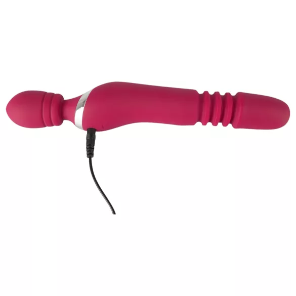 Javida Thrusting - 3v1 masažni vibrator (rdeč)
