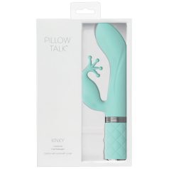   Pillow Talk Kinky - polnilni, 2-motorni G-točka vibrator (turkizen)