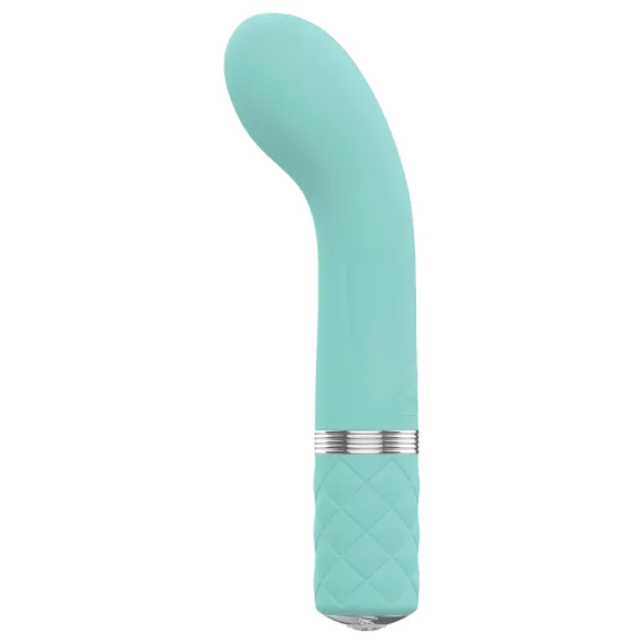 Pillow Talk Racy - vibrator za G-točko - ozek, polnilni - turkizna