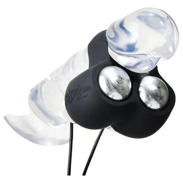 HOT Octopuss JETT - vibracijski stimulator penisa - 2 motorja - črn