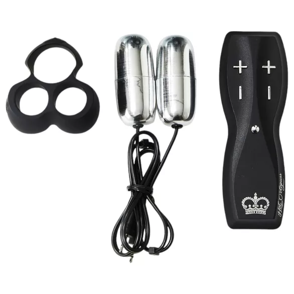 HOT Octopuss JETT - vibracijski stimulator penisa - 2 motorja - črn