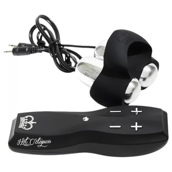 HOT Octopuss JETT - vibracijski stimulator penisa - 2 motorja - črn