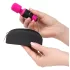 PalmPower Pocket Wand - mini vibrator - masažer - roza-črna