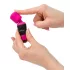 PalmPower Pocket Wand - mini vibrator - masažer - roza-črna