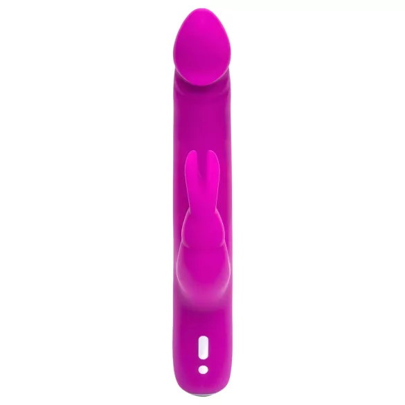 Happyrabbit - realistični slim vibrator z nastavkom za klitoris