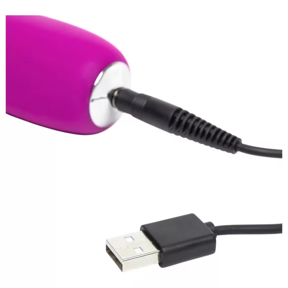 Happyrabbit - realistični slim vibrator z nastavkom za klitoris