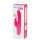 Happyrabbit Curve Slim - vibrator z ročajem za klitoris - vodoodporen - roza