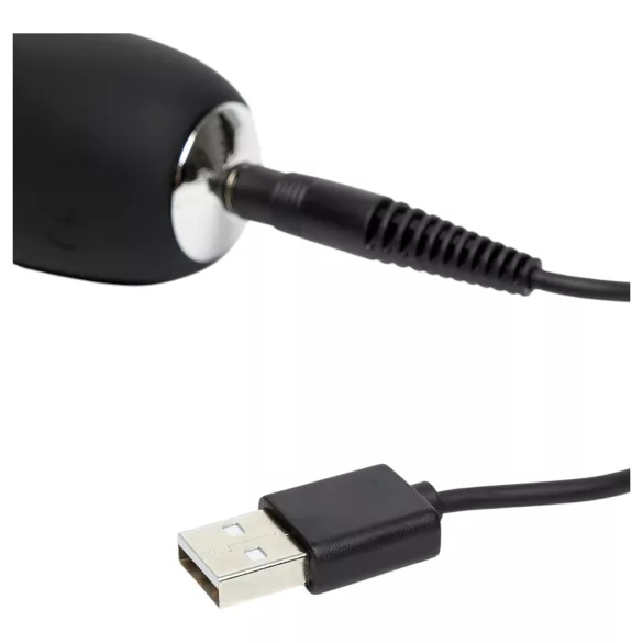 Happyrabbit - vibrator za G-točko - tanek - črna