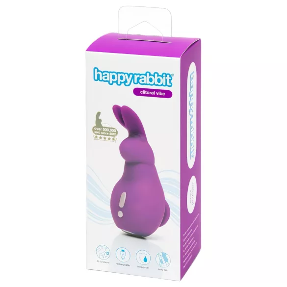 Happyrabbit - vibrator za klitoris zajček - vijoličen