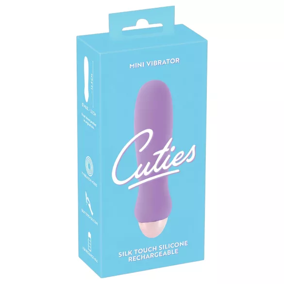 You2Toys - Cuties Mini Purple - baterijski, silikonski paličasti vibrator (vijoličen)