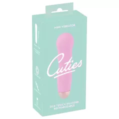   Cuties Mini Rose - vibrator z valovitim dizajnom - akumulatorski - roza