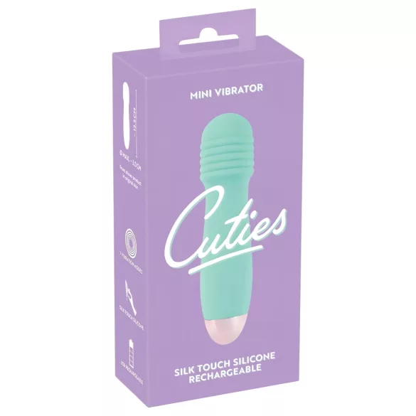 Cuties - mini masažni vibrator - akumulatorski, zelen