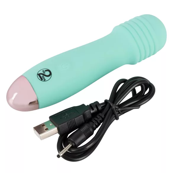 Cuties - mini masažni vibrator - akumulatorski, zelen