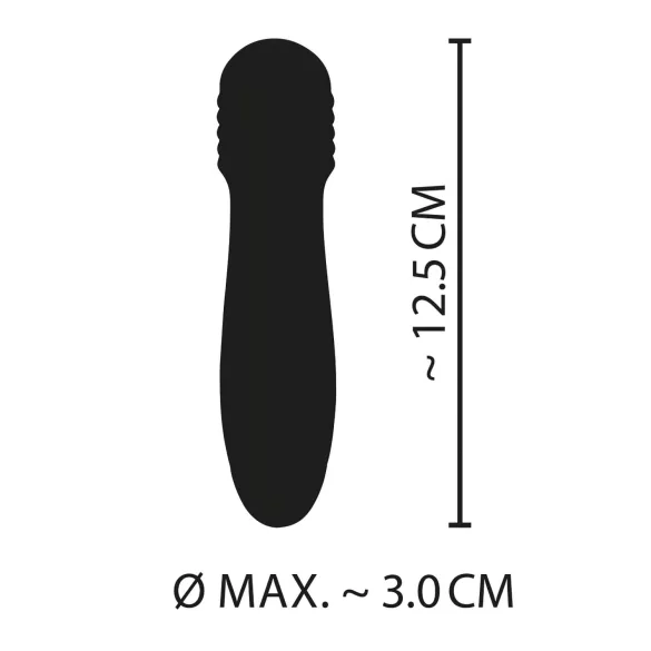 Cuties - mini masažni vibrator - akumulatorski, zelen