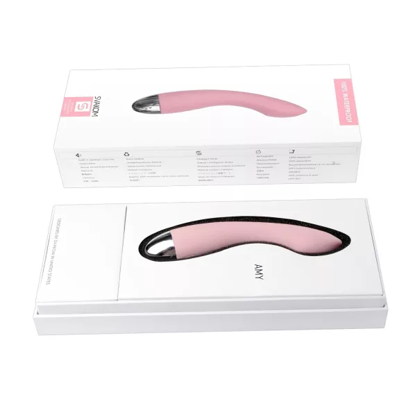 Svakom Amy - vibracijski stimulator G-točke - polnjenje USB - roza