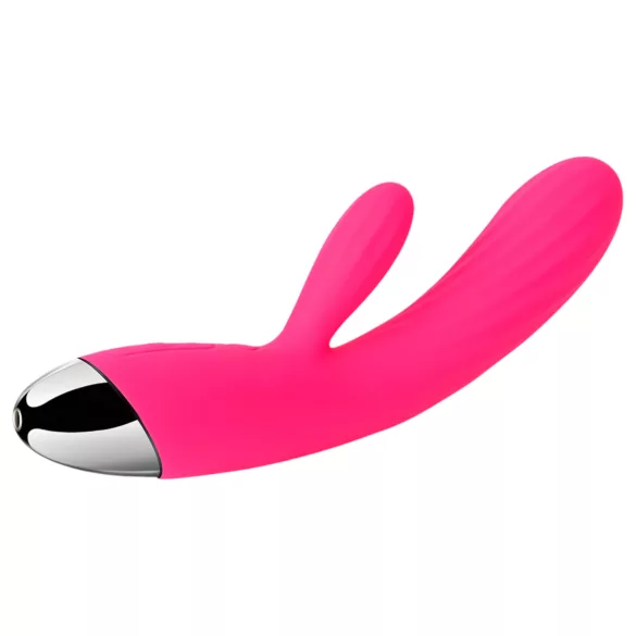 Svakom Angel - vibrator za točko G in klitoris - vodoodporen, grelni, rdeč